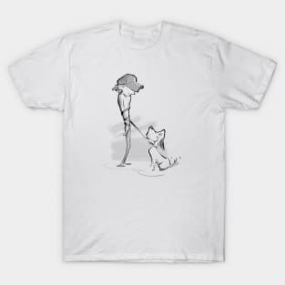 Walking the dog T-Shirt